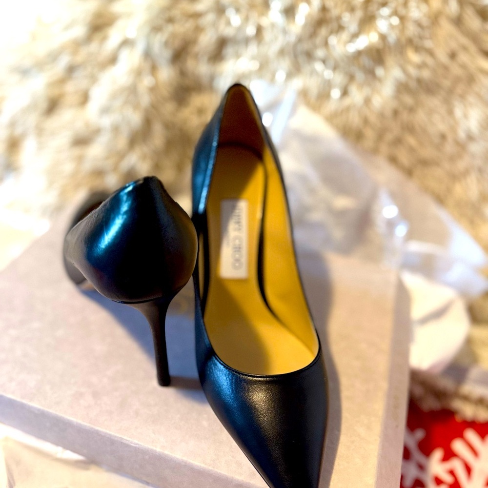 Jimmy Choo Romy 85 Leather Pump
